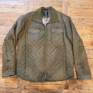 Kimes Ranch Quilted Jacket XXL | Olive Western Insulated Coat